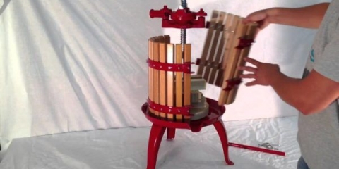 Kako napraviti presu za grožđe vlastitim rukama